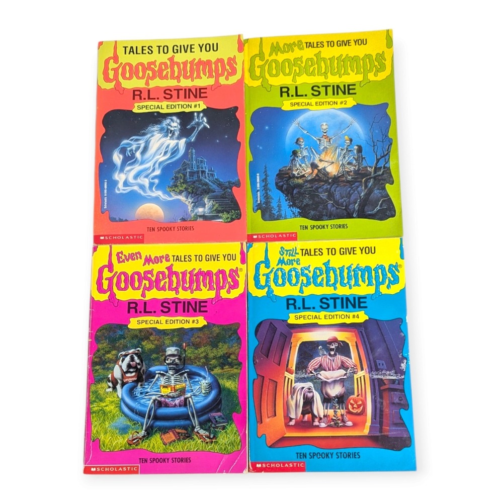 Goosebumps Tales to Give You Goosebumps Special Edition 1-4 R.L. Stine Book Set